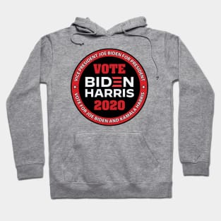 Vote Biden Harris 2020 - in Red and Black Hoodie